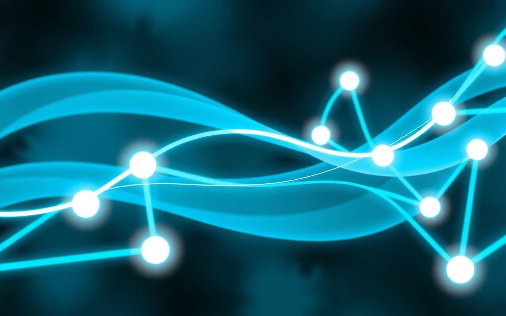 Abstraktní obraz, symbolizující důvěru a inovace