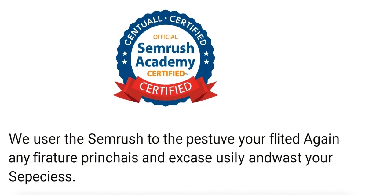 Logo Semrush Academy Certified