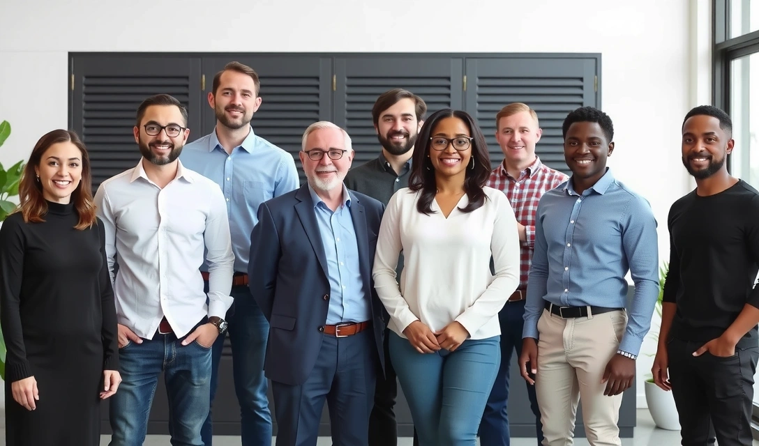 Skupinová fotografie týmu adgate